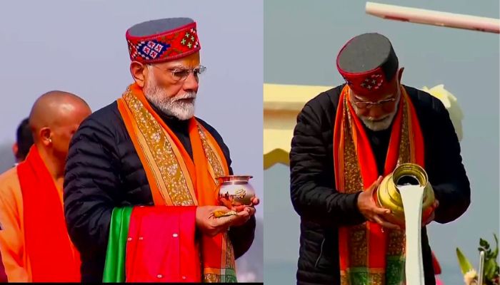 पीएम मोदी ने महाकुंभ में डुबकी लगाकर एकता और धर्म का दिया संदेश