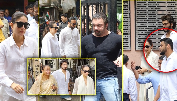 Malaika Arora के पिता Anil Mehta के Funeral में पहुंचा पूरा Bollywood || Full Video