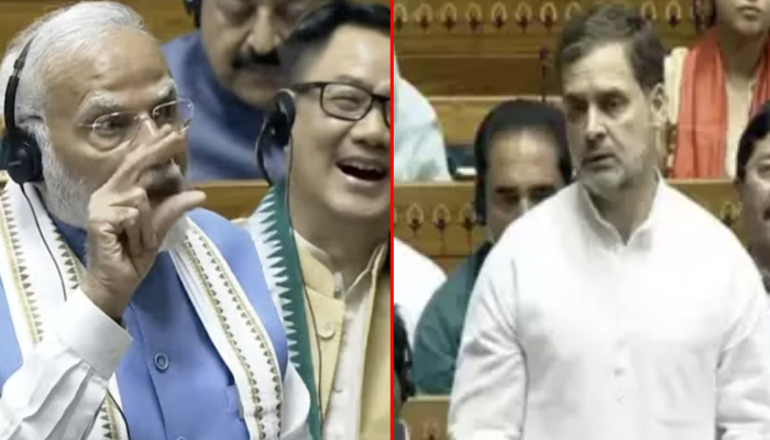 हिंदू हिंसक बयान पर लोकसभा में PM Modi का ख़तरनाक जवाब, बगले झांकने लगे Rahul Gandhi