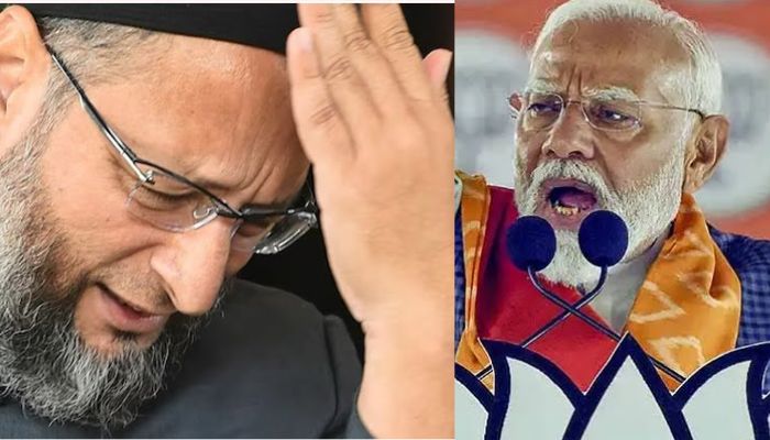 Navneet Rana से ज़ोरदार बहस करते रहे गए Asaduddin Owaisi, Hyderabad पहुंचे PM Modi ने पलटा खेल