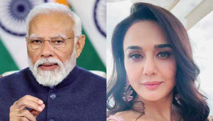 नीचता पर उतरे कांग्रेसी तो Modi  की ढाल बनी Preity Zinta  !