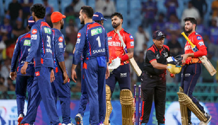 IPL 2025 : PBKS ने LSG को उसी के घर में आठ विकेट से हराया ,प्रभसिमरन सिंह बने 'प्लेयर ऑफ द मैच'