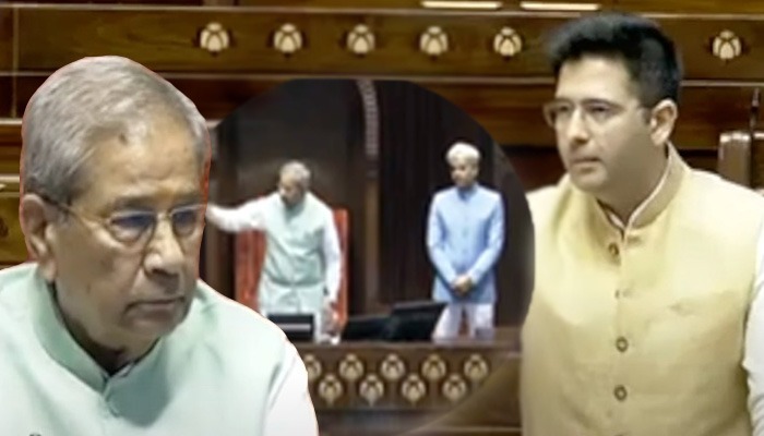 सदन में राघव चड्ढा की बेइज़्ज़ती , कुर्सी से उठकर चले गए उपसभापति