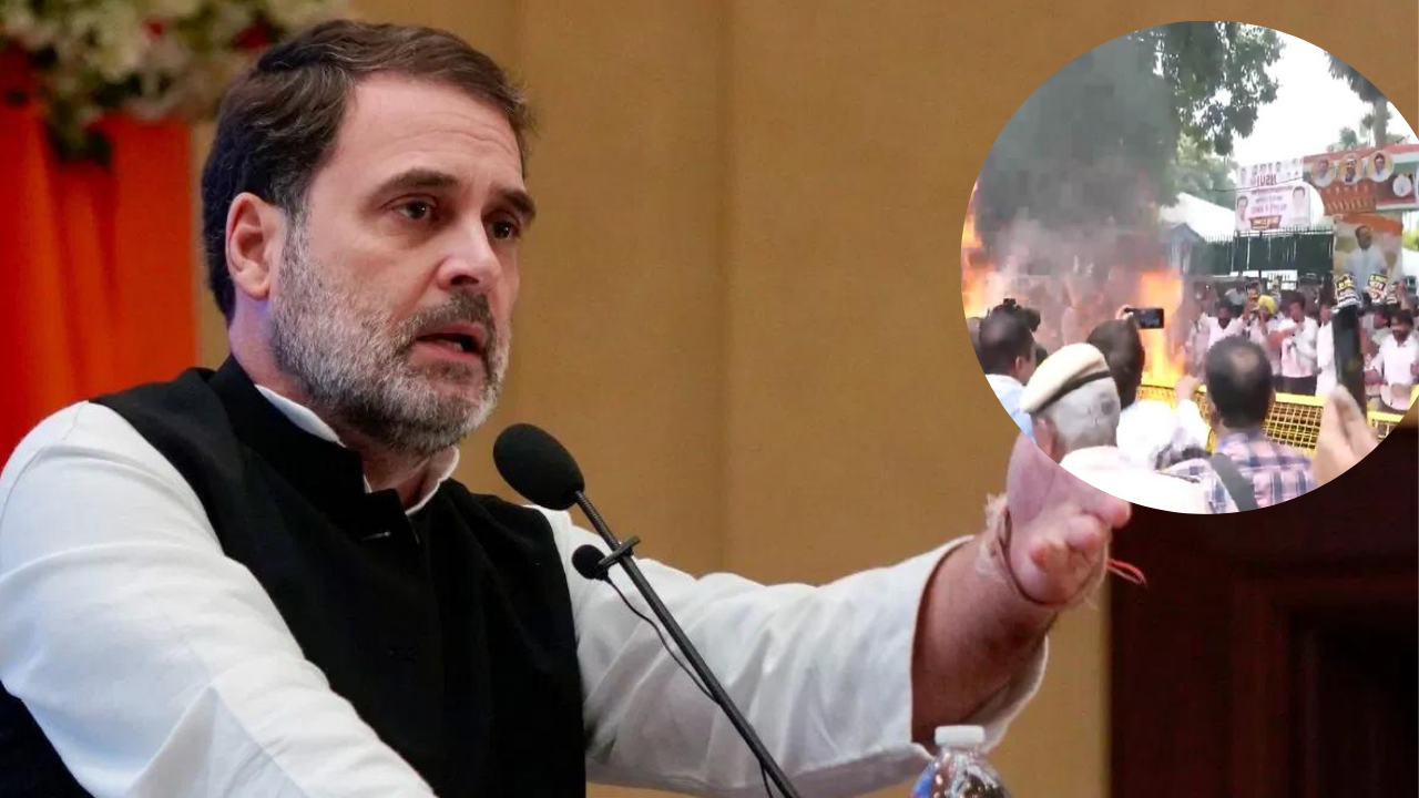 Congress Protest: राहुल गांधी के खिलाफ BJP के बयान पर कांग्रेस का हंगामा, जानें पूरा मामला