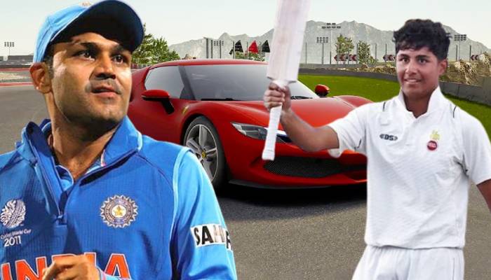 कूच बिहार ट्रॉफी 2024: वीरेंद्र सहवाग के बेटे आर्यवीर ने बनाए 297 रन, पिता ने लिखा "23 रन से फेरारी चूक गए"