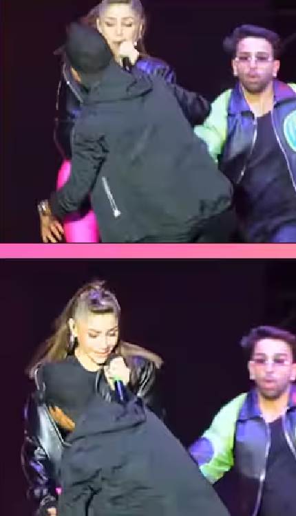 लाइव कॉन्सर्ट में कनिका कपूर के साथ हुई बदतमीजी, फैन ने गोद में उठाने की कोशिश की