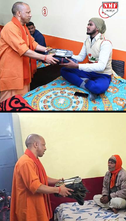 गोरखपुर में मुख्यमंत्री योगी आदित्यनाथ ने रैन बसेरों की व्यवस्था पर लिया फीडबैक