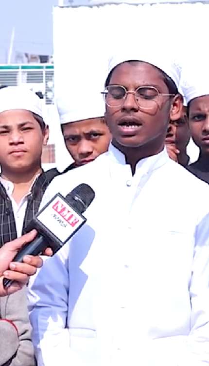 मदरसे के बच्चे का मुल्क प्रेम देखिए