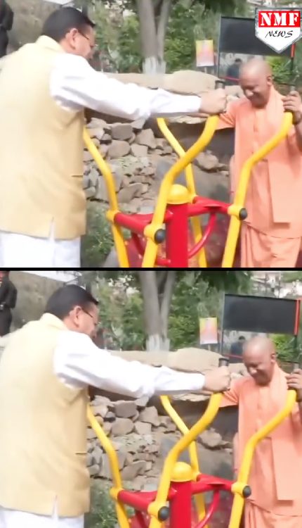 उत्तराखंड में CM Yogi ने CM Dhami के साथ जिम, तस्वीर ने जीत लिया सबका दिल