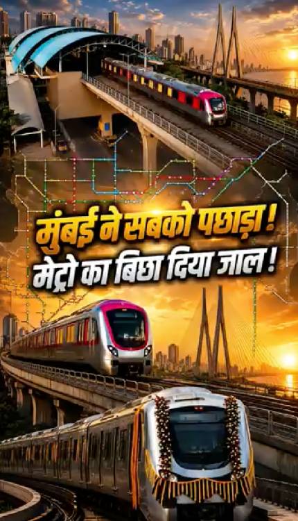 Delhi-Bengaluru के बाद Mumbai ने Metro का ऐसा जाल बिछाया, सारे शहर पीछे छोड़ दिये