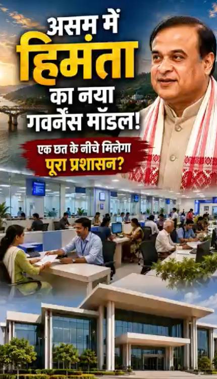 असम में हिमंत का नया गवर्नेंस मॉडल! एक छत के नीचे मिलेगा पूरा प्रशासन?