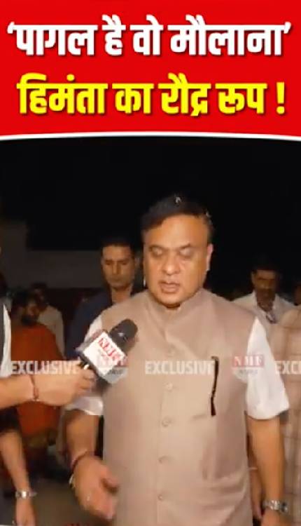 हिंदुओं पर गंदी टिप्पणी करने वाले मौलाना को तो Assam के CM ने सीधा पागल ही बता दिया!