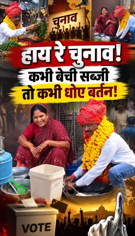 जब कुर्सी के लिए इतने झुक गए माननीय... कहीं सब्जी बेची तो कहीं धोए बर्तन!