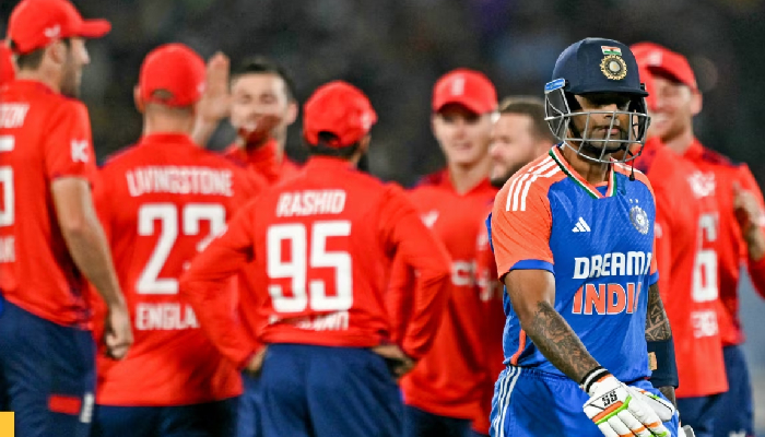 IND vs ENG 3rd T20I : राजकोट मे इंग्लैंड ने टीम इंडिया को 26 रनों से हराया ,सीरीज 2-1 पर पहुंची