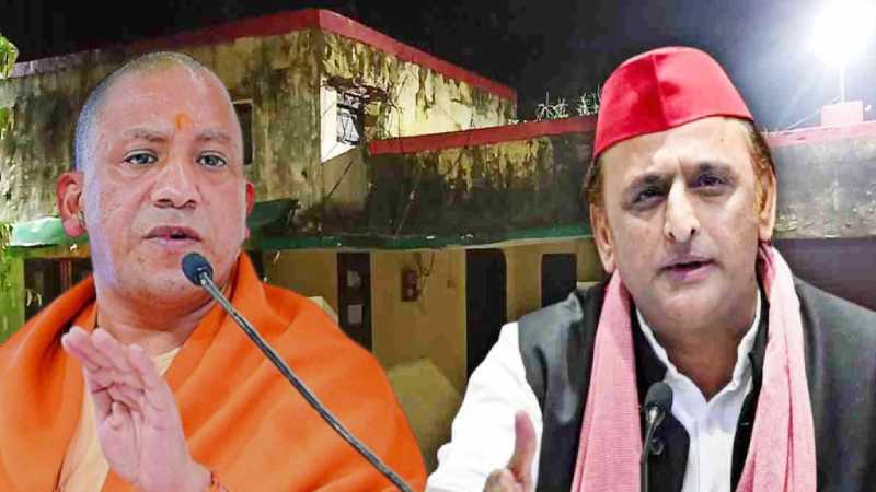 सपा ऑफिस में बुलडोजर देख तिलमिलाए Akhilesh Yadav, CM योगी से भयंकर भिड़े!