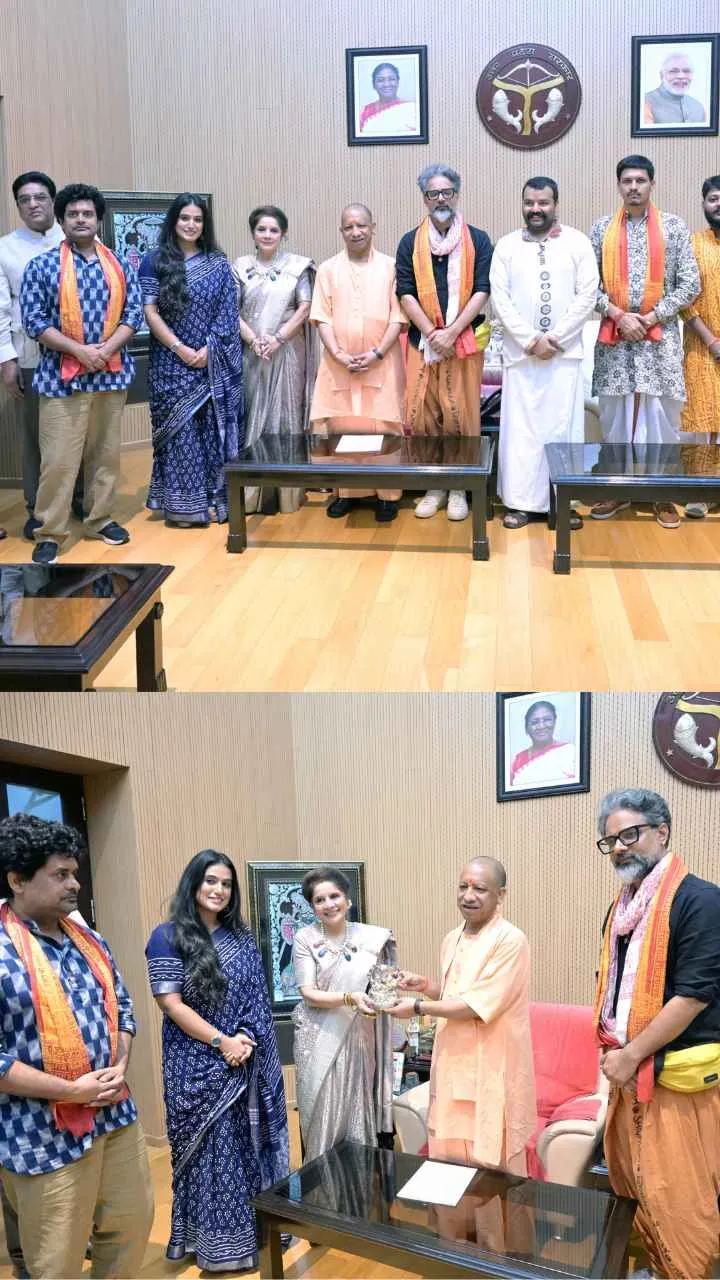 ‘हनुमान अंश’ की टीम ने CM योगी से की मुलाकात, मुख्यमंत्री ने सभी को दी शुभकामनाएं
