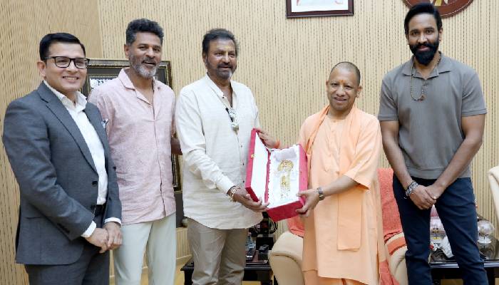 CM Yogi से मुलाकात कर Prabhu Deva - Vishnu Manchu ने ऐसा क्या कहा , स्टालीन होंगे दंग !